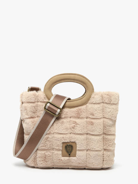 Schoudertas Quadri Le voyage en panier Bruin quadri AHP271